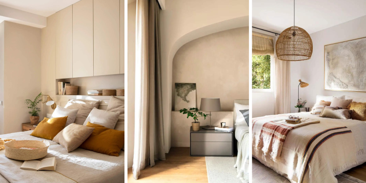 13 sfaturi ușor de urmat (care nu sunt atipice) pentru a decora un dormitor mic și a-l face să pară mai mare