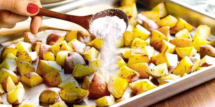 bicarbonat peste cartofi